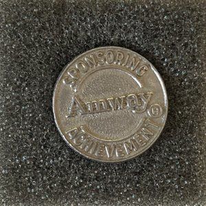 Lapel Pin, Amway, Gray, Achievement